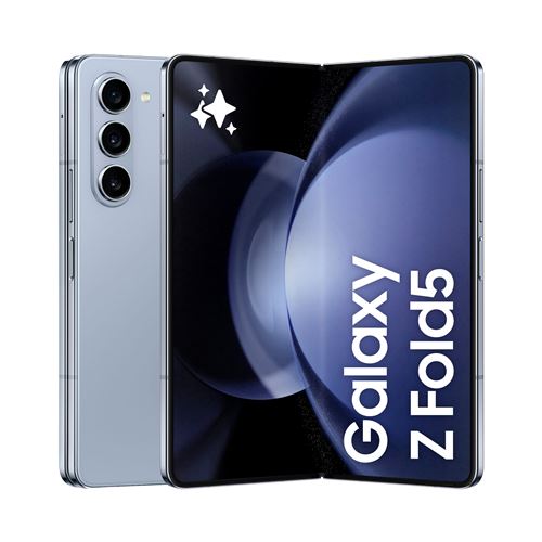 Smartphone Samsung Galaxy Z Fold5 7.6"" 5G Nano SIM 512 Go Bleu État correct - Samsung reconditionné disponible sur Fnac