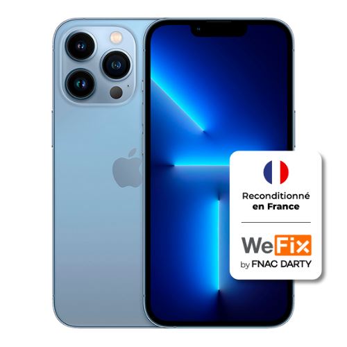 Apple iphone 13 Pro - Grade C - 128GB - Bleu Reconditionné en France par WeFix État correct - N/A reconditionné disponible sur Fnac