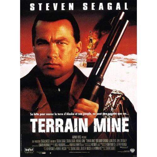 Affiche de Cinéma Originale - Terrain miné - 1994 - Steven Seagal, Michael Caine - 116x158cm État correct - N/A reconditionné disponible sur Fnac