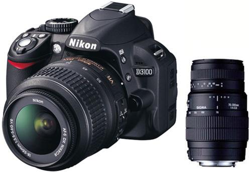 Acheter Nikon D3100 Noir + 2 Obj. : Nikon AF-S DX VR 18 - 55 mm f/3.5 - 5.6 série G + Sigma DG 70 - 300 mm f/4 - 5.6 Macro État correct - 550,00 € Nikon D3100 Noir + 2 Obj. : Nikon AF-S DX VR 18 - 55 mm f/3.5 - 5.6 série G + Sigma DG 70 - 300 mm f/4 - 5.6 Macro État correct - Nikon reconditionné disponible sur Fnac