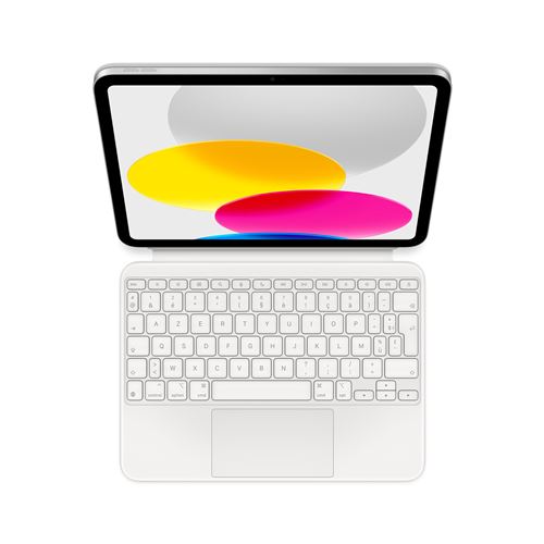 Clavier Apple Magic Keyboard Blanc pour iPad 10ième génération et A16 État correct - Apple reconditionné disponible sur Fnac