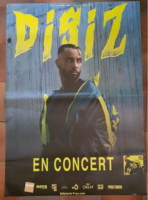 Disiz - En Concert 2019 - AFFICHE État correct - N/A reconditionné disponible sur Fnac
