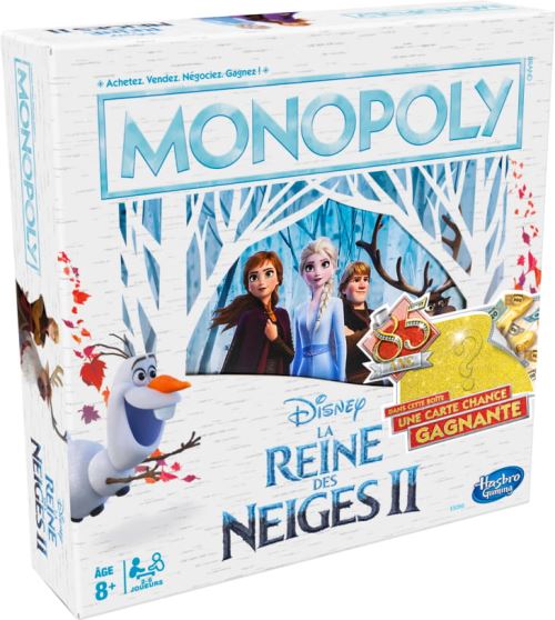Acheter Jeu classique Hasbro Gaming Monopoly Disney La Reine des Neiges 2 85 ans État correct - 29,95 € Jeu classique Hasbro Gaming Monopoly Disney La Reine des Neiges 2 85 ans État correct - Hasbro Gaming reconditionné disponible sur Fnac