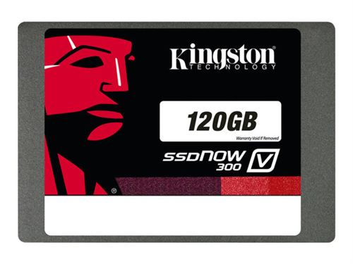 Disque SSD Interne Kingston Now V300 120 Go SATA 3 2.5"" Gris État correct - Kingston Technology reconditionné disponible sur Fnac