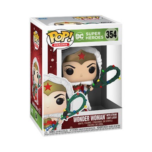 Figurine Funko Pop Heroes DC Holiday Wonder Woman with Lights Lasso État correct - Funko reconditionné disponible sur Fnac
