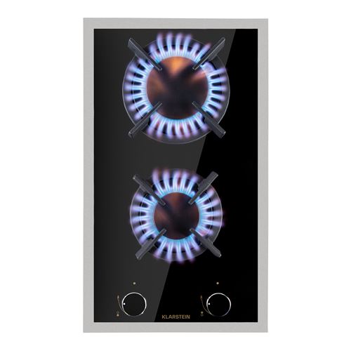 Plaque de cuisson à gaz Goldflame Domino Prime 2 brûleurs en laiton brûleur vitrocéramique État correct - N/A reconditionné disponible sur Fnac