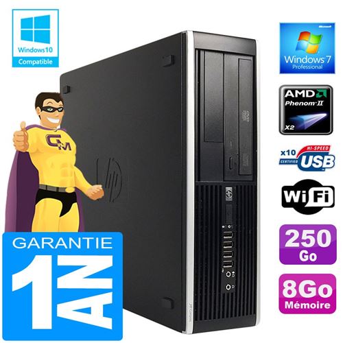 Acheter Pc hp compaq 6005 pro sff amd phenom ii ram 8go disque 250go graveur dvd wifi w7 État correct - 149,00 € Pc hp compaq 6005 pro sff amd phenom ii ram 8go disque 250go graveur dvd wifi w7 État correct - Hewlett-Packard reconditionné disponible sur Fnac