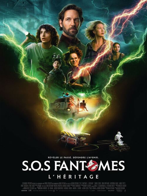 Affiche de Cinéma Originale - S.O.S Fantômes / Ghostbusters - L'héritage - 116x158cm État correct - N/A reconditionné disponible sur Fnac