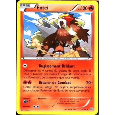 Acheter carte Pokémon 14/98 Entei 120 PV XY - Origines Antiques NEUF FR État correct - 16,00 € carte Pokémon 14/98 Entei 120 PV XY - Origines Antiques NEUF FR État correct - Pokémon reconditionné disponible sur Fnac