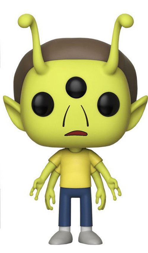 Figurine Funko Pop! N°338 - Rick & Morty - Alien Head Morty ECCC 2018 - Exclusivité Micromania-Zing État correct - Funko reconditionné disponible sur Fnac