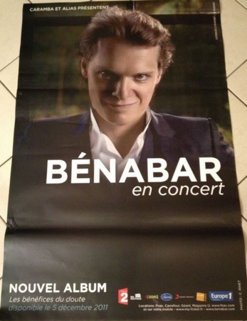 Bénabar - 80x120 cm - AFFICHE / POSTER État correct - N/A reconditionné disponible sur Fnac