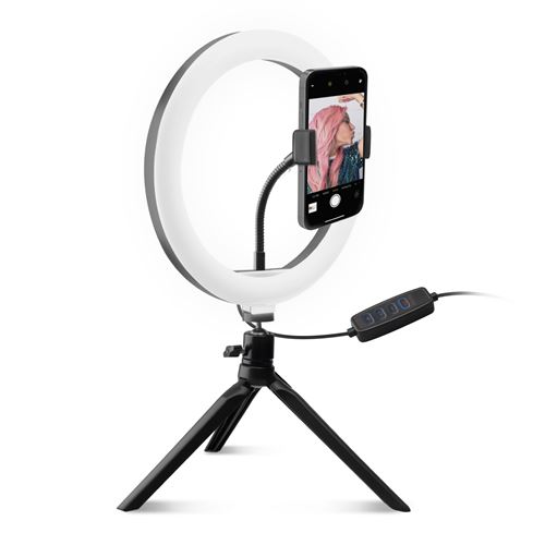 Acheter Anneau lumineux pour selfie de 20cm sur trépied État correct - 62,68 € Anneau lumineux pour selfie de 20cm sur trépied État correct - N/A reconditionné disponible sur Fnac