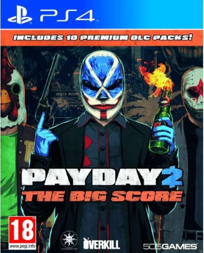 PayDay 2 The Big Score PS4 État correct - Digital Bros reconditionné disponible sur Fnac