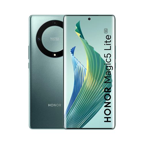 Acheter Smartphone Honor Magic5 Lite 6.67"" 5G Double nano SIM 128 Go Vert émeraude État correct - 145,00 € Smartphone Honor Magic5 Lite 6.67"" 5G Double nano SIM 128 Go Vert émeraude État correct - Honor reconditionné disponible sur Fnac
