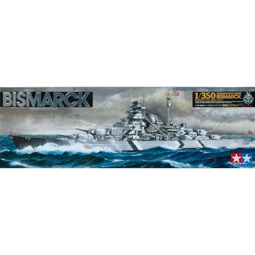 Maquette bateau : Cuirassé Bismarck Tamiya État correct - Tamiya reconditionné disponible sur Fnac