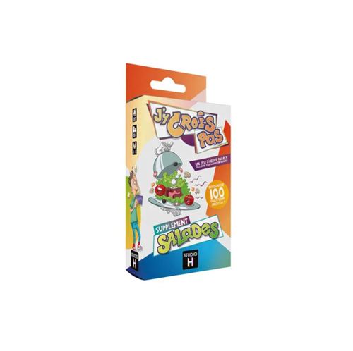 Acheter Jeu d’ambiance Studio H J'y Crois Pas Supplément Salades État correct - 12,99 € Jeu d’ambiance Studio H J'y Crois Pas Supplément Salades État correct - N/A reconditionné disponible sur Fnac