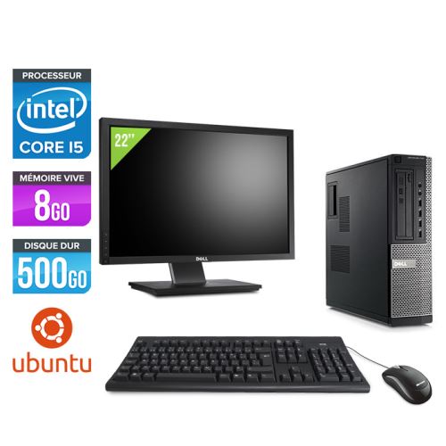 Acheter Pc Dell Optiplex 790 Desktop + Ecran 22'' - Noir - Intel Core i5-2400 / 3,10 GHz - RAM 8Go - HDD 500 Go - DVD - Gigabit Ethernet - Ubuntu / Linux État correct - 319,00 € Pc Dell Optiplex 790 Desktop + Ecran 22'' - Noir - Intel Core i5-2400 / 3,10 GHz - RAM 8Go - HDD 500 Go - DVD - Gigabit Ethernet - Ubuntu / Linux État correct - Dell reconditionné disponible sur Fnac