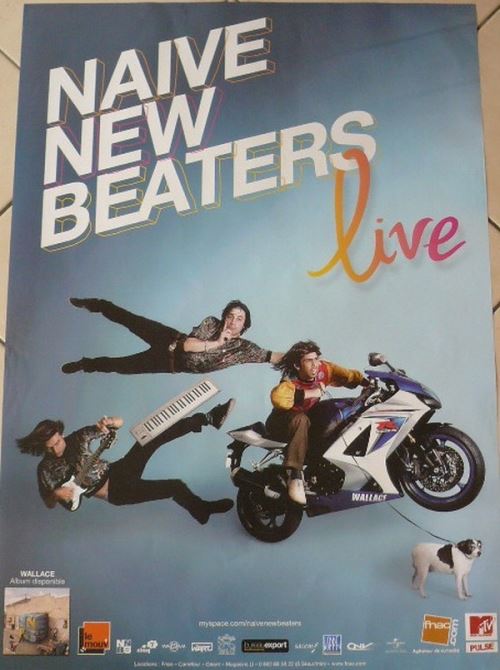 Naive New Beaters - 70x100 cm - AFFICHE / POSTER État correct - N/A reconditionné disponible sur Fnac