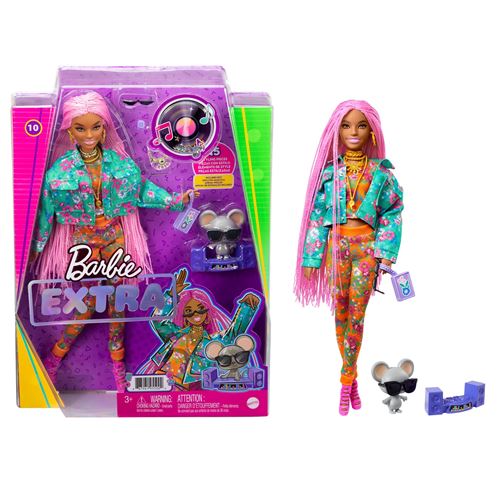 Acheter Poupée Barbie Extra et sa souris DJ État correct - 34,72 € Poupée Barbie Extra et sa souris DJ État correct - Barbie reconditionné disponible sur Fnac