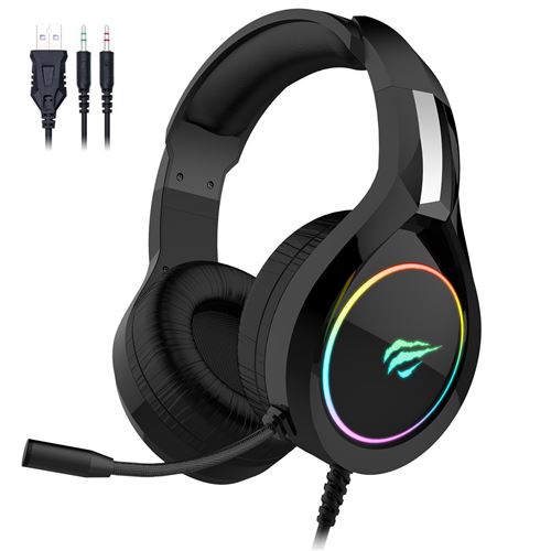 Acheter GAMENOTE HV-H2232D Casque gamer avec micro et retro éclairage RGB pour PC & consoles - Haut-parleur 50mm - Contrôle du volume État correct - 20,09 € GAMENOTE HV-H2232D Casque gamer avec micro et retro éclairage RGB pour PC & consoles - Haut-parleur 50mm - Contrôle du volume État correct - N/A reconditionné disponible sur Fnac