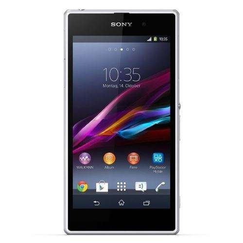 Sony XPERIA Z1 - 4G smartphone - RAM 2 Go / Mémoire interne 16 Go - microSD slot - Écran LCD - 5"" - 1920 x 1080 pixels - rear camera 20,7 MP - blanc État correct - Sony reconditionné disponible sur Fnac