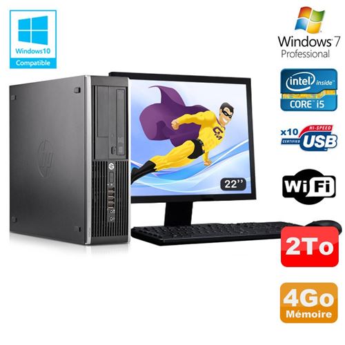 Acheter Pc hp elite 8300 sff i5-3470 3.2ghz 4go 2to graveur wifi w7 ecran 22' État correct - 269,00 € Pc hp elite 8300 sff i5-3470 3.2ghz 4go 2to graveur wifi w7 ecran 22' État correct - Hewlett-Packard reconditionné disponible sur Fnac