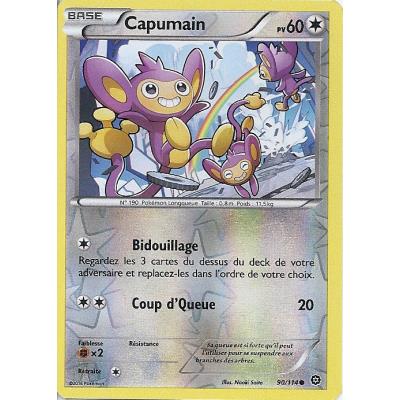 Carte Pokemon - XY11 - Offensive Vapeur - Capumain - PV 60 - 90/114 - Holo Reverse - VF État correct - Asmodee reconditionné disponible sur Fnac