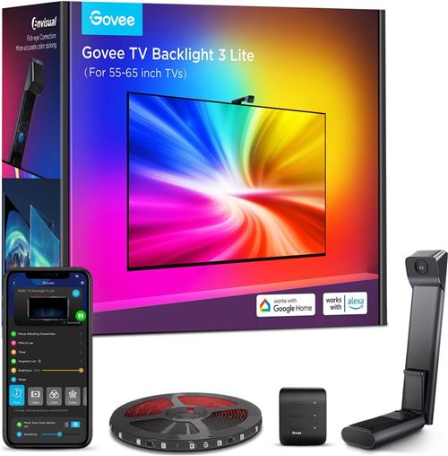 Govee TV Backlight 3 Lite 55-65"" État correct - N/A reconditionné disponible sur Fnac