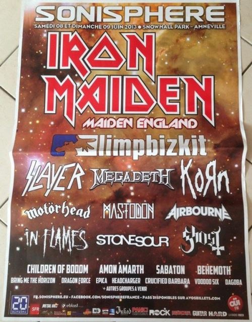 IRON MAIDEN - 80x120 cm - AFFICHE / POSTER État correct - N/A reconditionné disponible sur Fnac