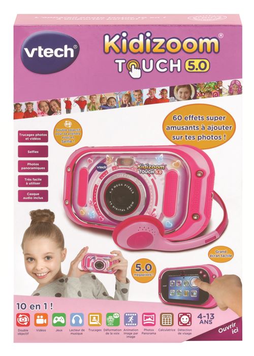 Appareil photo Vtech Kidizoom Touch 5.0 Rose État correct - VTech reconditionné disponible sur Fnac