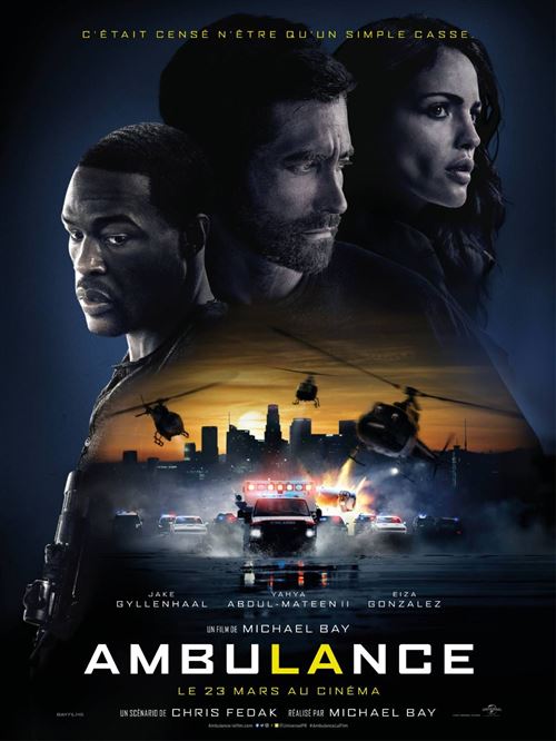 Affiche de Cinéma Originale - Ambulance - 2022 - Michael Bay - 40x60cm État correct - N/A reconditionné disponible sur Fnac