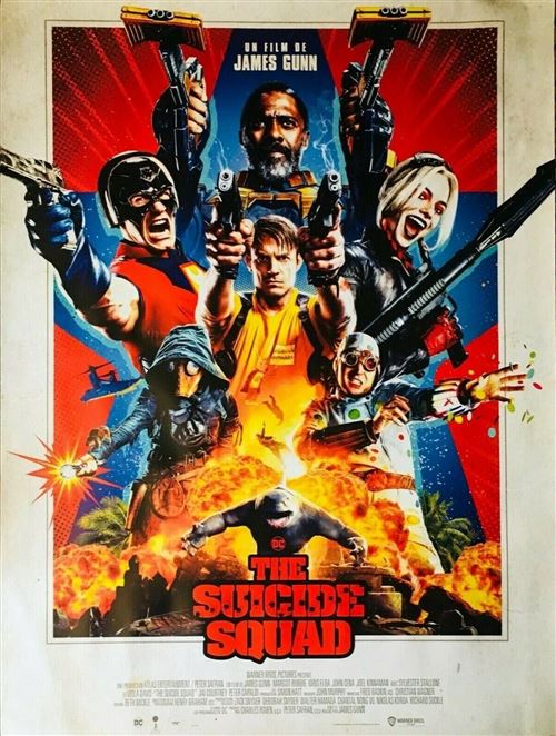 Affiche de Cinéma Originale - The Suicide Squad - 2021 - Margot Robbie - 116x158cm État correct - N/A reconditionné disponible sur Fnac