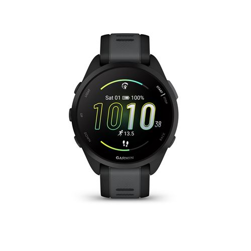 Montre connectée Garmin Forerunner 165 Noir avec bracelet Noir et Gris État correct - Garmin reconditionné disponible sur Fnac