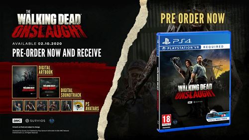 The Walking Dead Onslaught Survivor Edition PS4 État correct - Just for Games reconditionné disponible sur Fnac