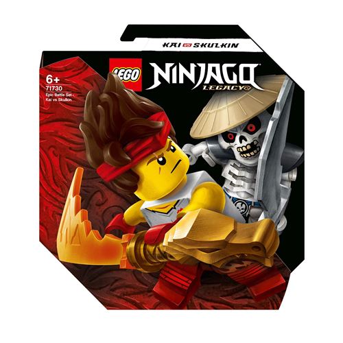 Acheter LEGO® Ninjago® 71730 Set de combat épique Kai contre Skulkin État correct - 16,92 € LEGO® Ninjago® 71730 Set de combat épique Kai contre Skulkin État correct - LEGO Ninjago reconditionné disponible sur Fnac