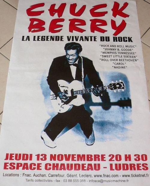 Acheter Chuck BERRY - 120x80 cm - AFFICHE / POSTER État correct - 19,99 € Chuck BERRY - 120x80 cm - AFFICHE / POSTER État correct - N/A reconditionné disponible sur Fnac