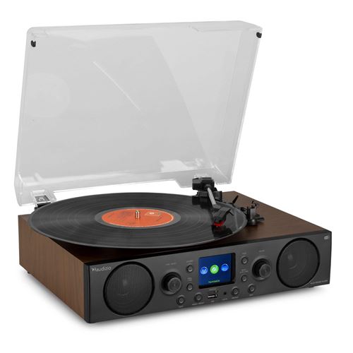 Audizio Tulsa Platine Vinyle Bluetooth, Lecteur Vinyles avec Radio FM/DAB Plus État correct - N/A reconditionné disponible sur Fnac