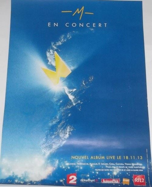 Acheter M - Mathieu CHEDID - 40x60 cm - AFFICHE / POSTER État correct - 10,99 € M - Mathieu CHEDID - 40x60 cm - AFFICHE / POSTER État correct - N/A reconditionné disponible sur Fnac