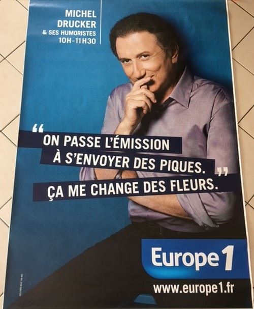 Acheter Michel DRuCKER / Europe 1 - 120x175 cm - AFFICHE / POSTER État correct - 22,99 € Michel DRuCKER / Europe 1 - 120x175 cm - AFFICHE / POSTER État correct - N/A reconditionné disponible sur Fnac