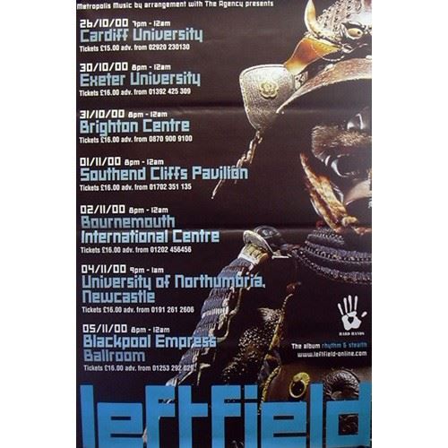 Acheter LEFTFIELD - 100x150 cm - AFFICHE / POSTER État correct - 23,99 € LEFTFIELD - 100x150 cm - AFFICHE / POSTER État correct - N/A reconditionné disponible sur Fnac