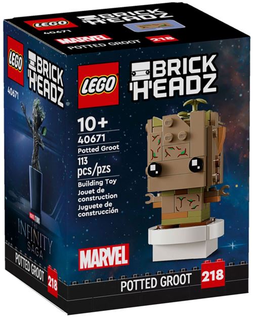 Acheter LEGO® BrickHeadz™ 40671 Marvel Groot en pot État correct - 75,19 € LEGO® BrickHeadz™ 40671 Marvel Groot en pot État correct - N/A reconditionné disponible sur Fnac