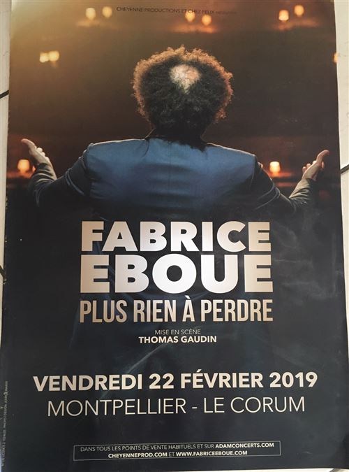 Fabrice EBOUE - Plus rien à Perdre - AFFICHE État correct - N/A reconditionné disponible sur Fnac
