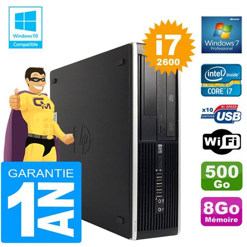 Acheter Pc hp compaq 8300 sff core i7-2600 ram 8go disque 500 go graveur dvd wifi w7 État correct - 259,00 € Pc hp compaq 8300 sff core i7-2600 ram 8go disque 500 go graveur dvd wifi w7 État correct - Hewlett-Packard reconditionné disponible sur Fnac