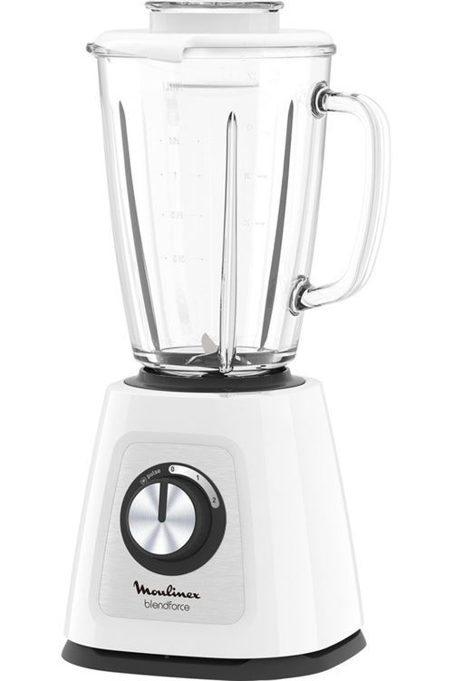 Blender Moulinex Blendforce LM436110 800 W avec mini hachoir Blanc État correct - Moulinex reconditionné disponible sur Fnac