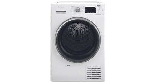 Seche-linge, FRESHCARE, Pompe a chaleur, 9 KG, A+++, Interface Big Digit, 64 dB, Tambour Inox, 6eme Sens, FreshCare+, Filtre Easy-cleaning, Porte noire et silver État correct - Whirlpool reconditionné disponible sur Fnac
