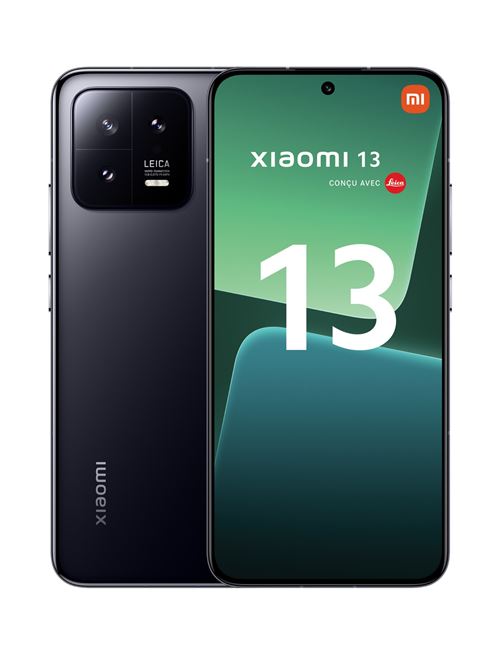 Smartphone Xiaomi 13 6.36"" Double nano SIM 5G 8 Go RAM 256 Go Noir État correct - Xiaomi reconditionné disponible sur Fnac