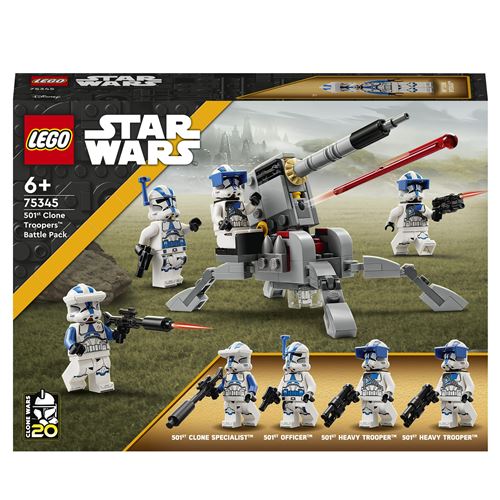 LEGO® Star Wars 75345 Pack de combat des Clone Troopers™ de la 501ème légion État correct - LEGO Star Wars reconditionné disponible sur Fnac