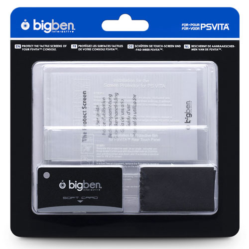 Acheter Kit protection écran + arrière Bigben pour PS Vita État correct - 16,00 € Kit protection écran + arrière Bigben pour PS Vita État correct - Bigben Interactive reconditionné disponible sur Fnac