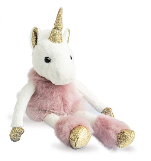 Peluche Doudou et Compagnie Girls & Glitter Licorne 25 cm Rose État correct - Doudou et Compagnie reconditionné disponible sur Fnac