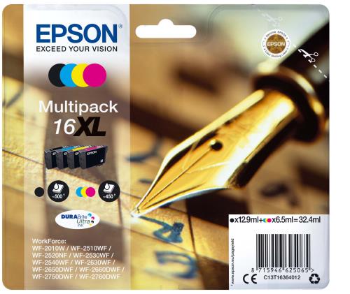 Pack de Cartouche d'encre Epson Plume 4 couleurs XL État correct - Epson reconditionné disponible sur Fnac